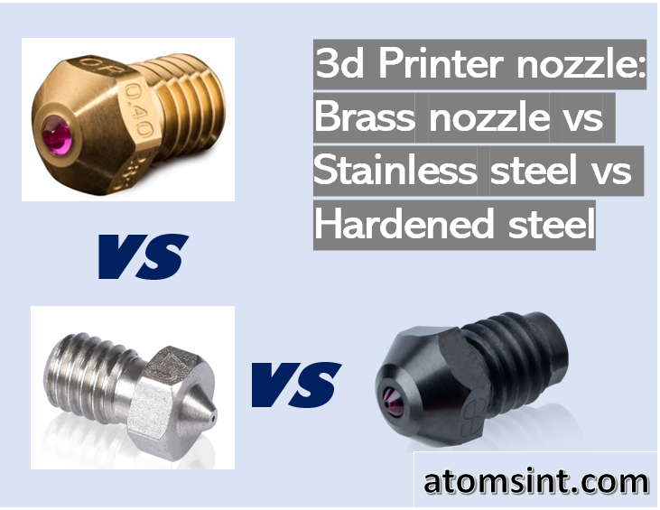 3d printer brass vs steel nozzle