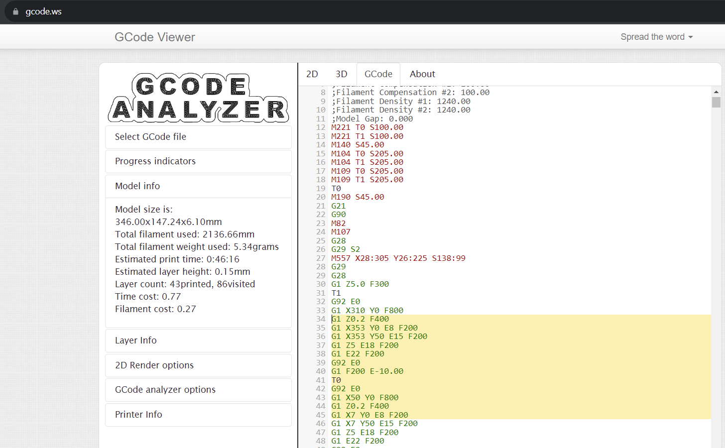 Best Free GCode Editors for 3D Printing
